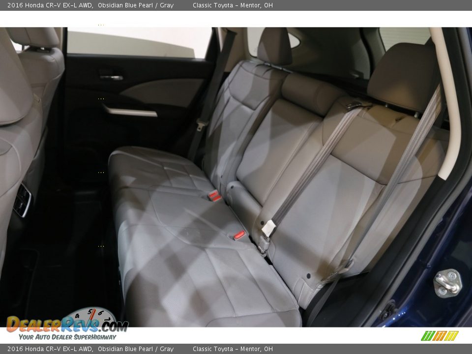 2016 Honda CR-V EX-L AWD Obsidian Blue Pearl / Gray Photo #20