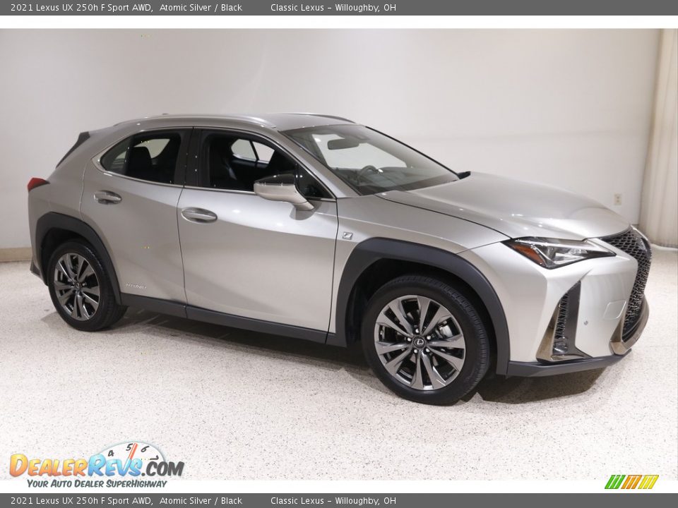 2021 Lexus UX 250h F Sport AWD Atomic Silver / Black Photo #1