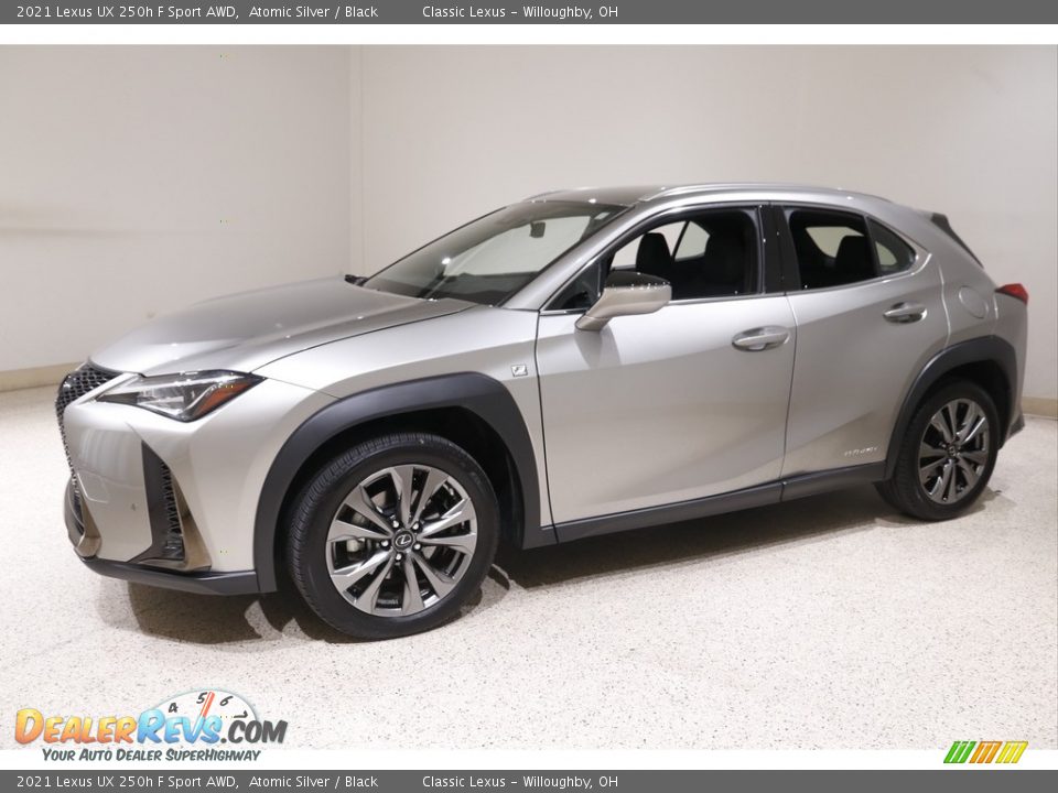 2021 Lexus UX 250h F Sport AWD Atomic Silver / Black Photo #3