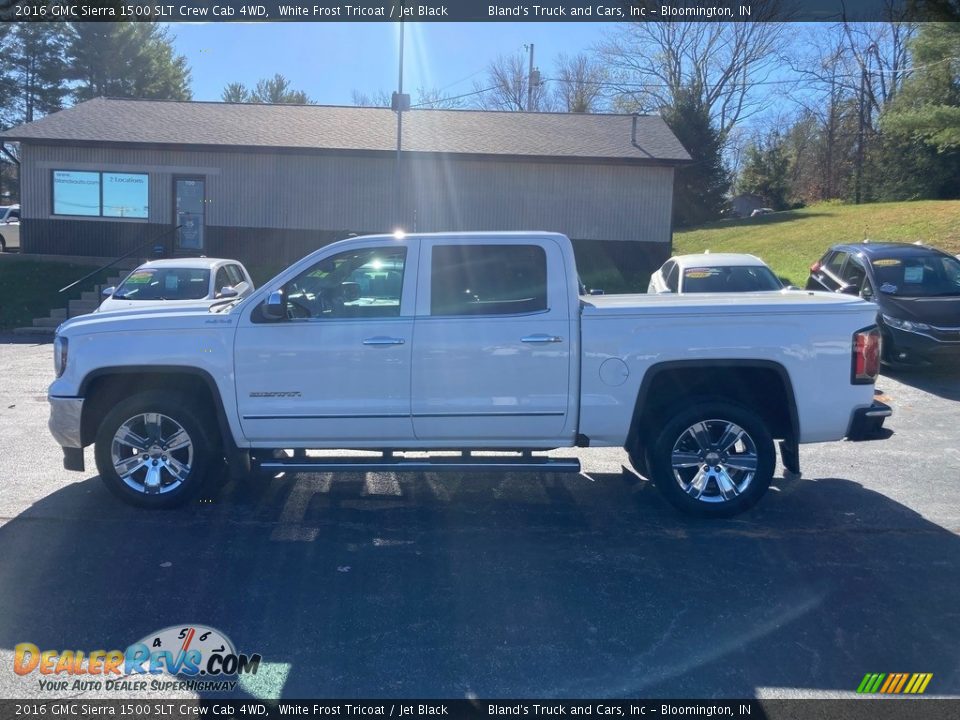 2016 GMC Sierra 1500 SLT Crew Cab 4WD White Frost Tricoat / Jet Black Photo #1