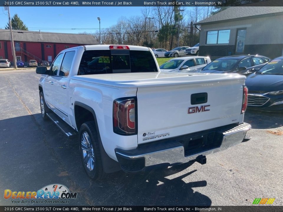 2016 GMC Sierra 1500 SLT Crew Cab 4WD White Frost Tricoat / Jet Black Photo #3