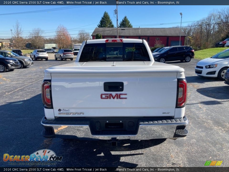 2016 GMC Sierra 1500 SLT Crew Cab 4WD White Frost Tricoat / Jet Black Photo #4