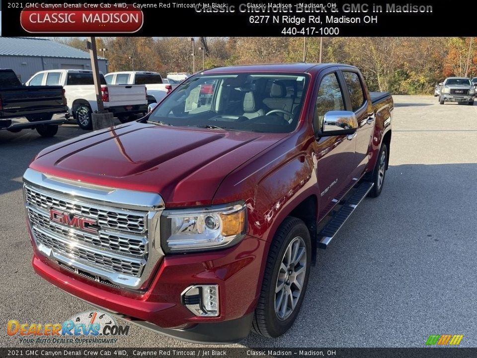 2021 GMC Canyon Denali Crew Cab 4WD Cayenne Red Tintcoat / Jet Black Photo #1