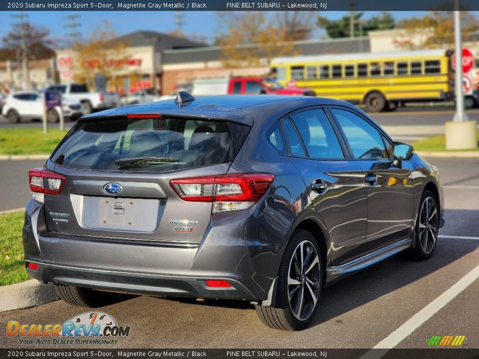 2020 Subaru Impreza Sport 5-Door Magnetite Gray Metallic / Black Photo #7