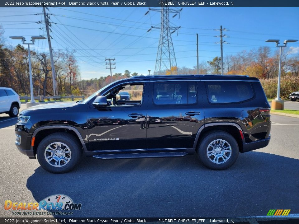 2022 Jeep Wagoneer Series I 4x4 Diamond Black Crystal Pearl / Global Black Photo #3