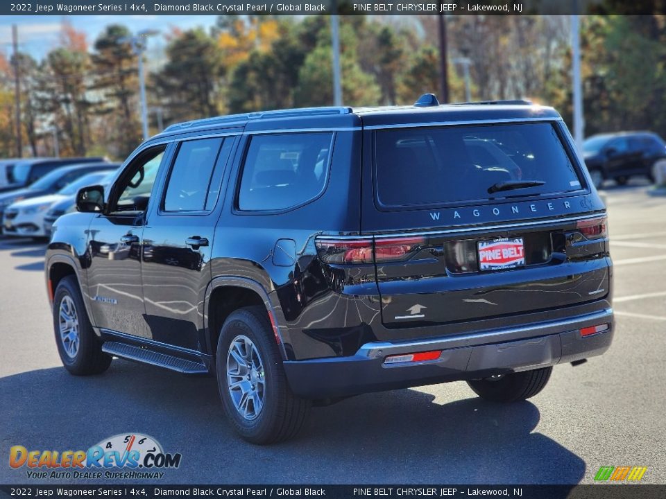 2022 Jeep Wagoneer Series I 4x4 Diamond Black Crystal Pearl / Global Black Photo #4