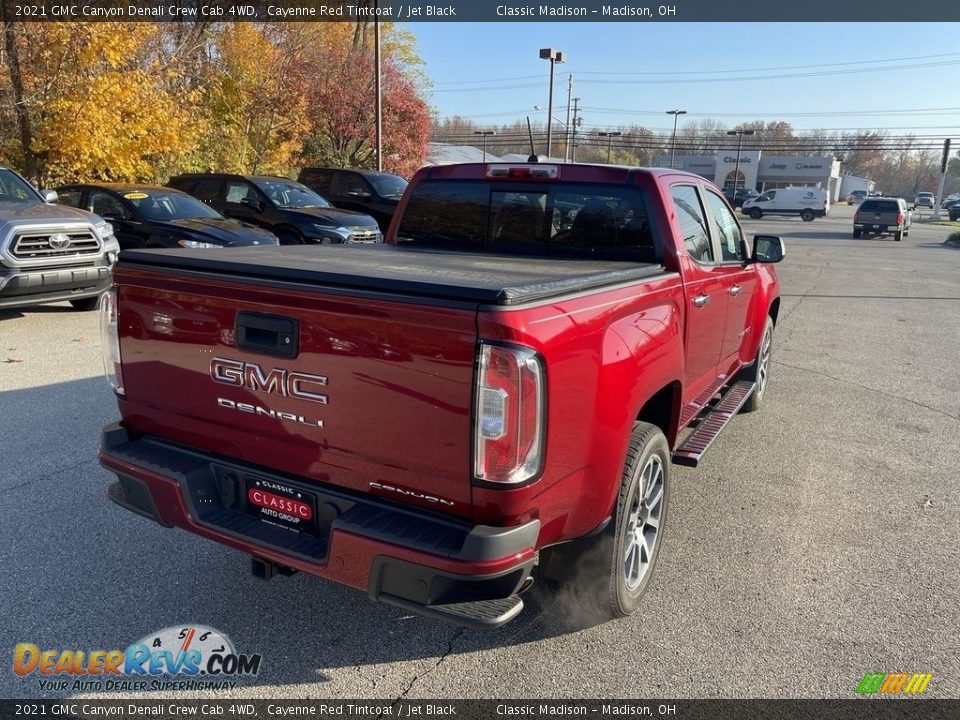 2021 GMC Canyon Denali Crew Cab 4WD Cayenne Red Tintcoat / Jet Black Photo #4