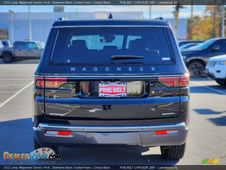 2022 Jeep Wagoneer Series I 4x4 Diamond Black Crystal Pearl / Global Black Photo #5