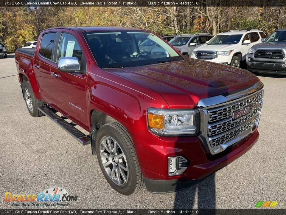 2021 GMC Canyon Denali Crew Cab 4WD Cayenne Red Tintcoat / Jet Black Photo #5