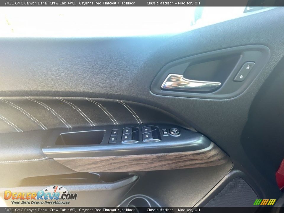 2021 GMC Canyon Denali Crew Cab 4WD Cayenne Red Tintcoat / Jet Black Photo #9