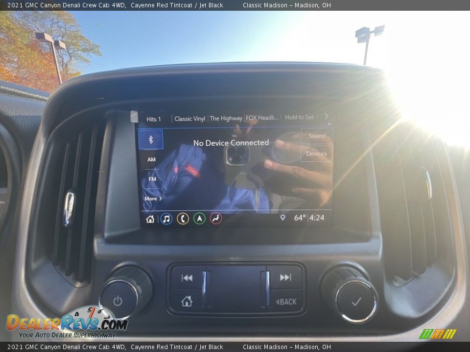 2021 GMC Canyon Denali Crew Cab 4WD Cayenne Red Tintcoat / Jet Black Photo #12