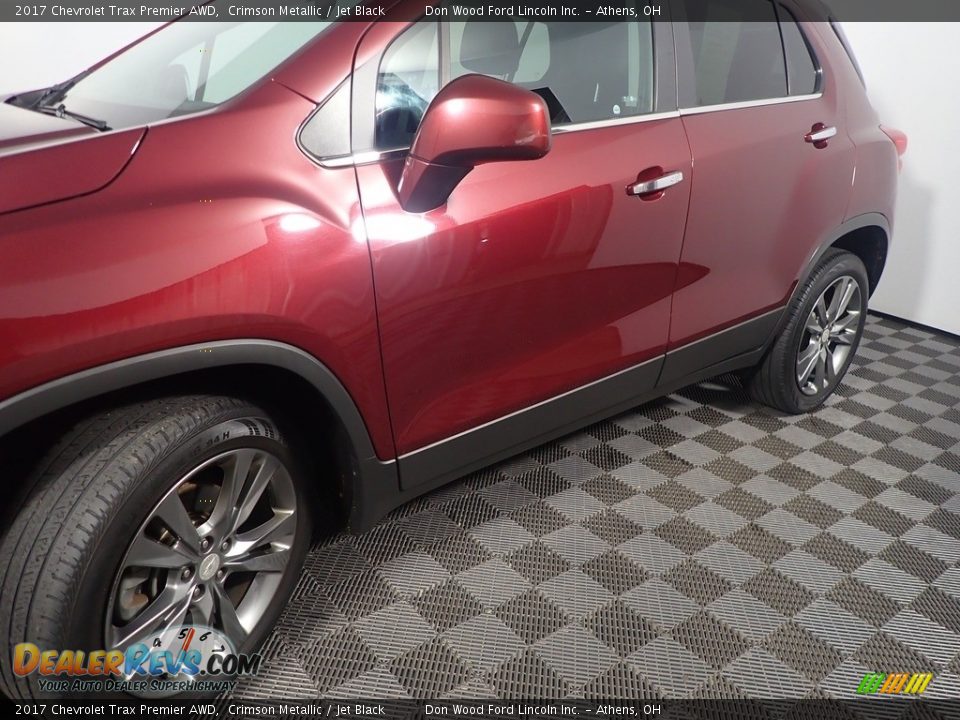 2017 Chevrolet Trax Premier AWD Crimson Metallic / Jet Black Photo #11