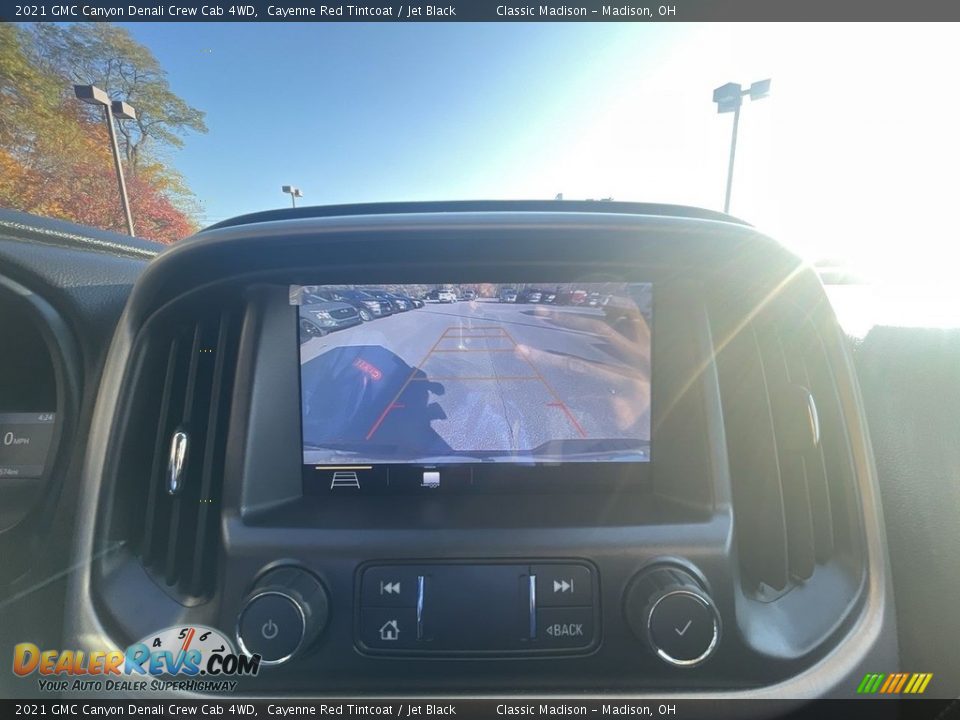 2021 GMC Canyon Denali Crew Cab 4WD Cayenne Red Tintcoat / Jet Black Photo #13