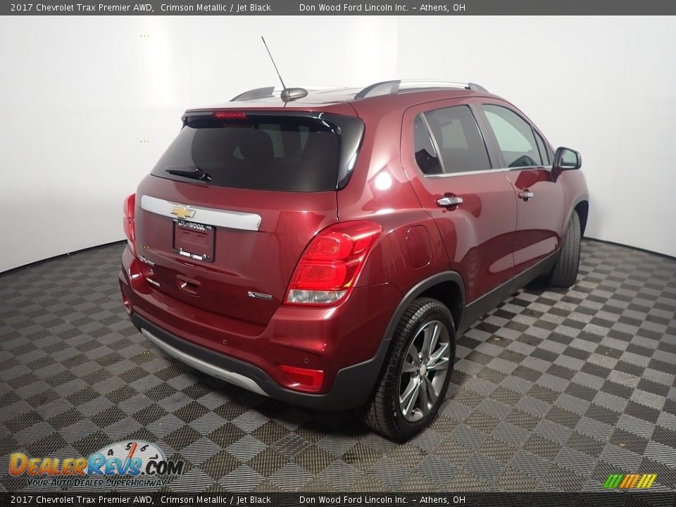 2017 Chevrolet Trax Premier AWD Crimson Metallic / Jet Black Photo #18