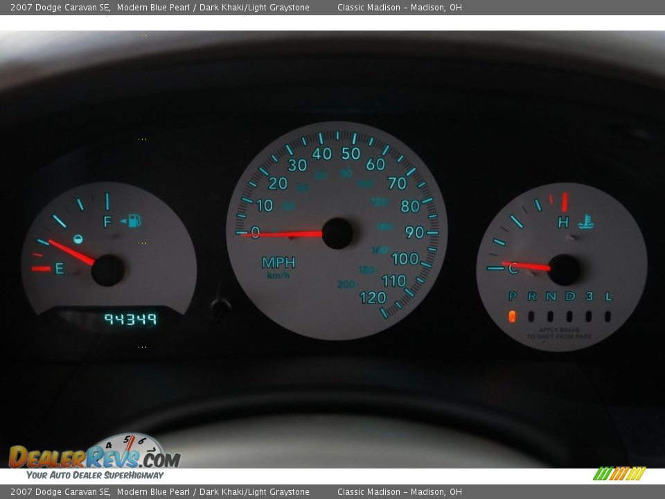 2007 Dodge Caravan SE Gauges Photo #8