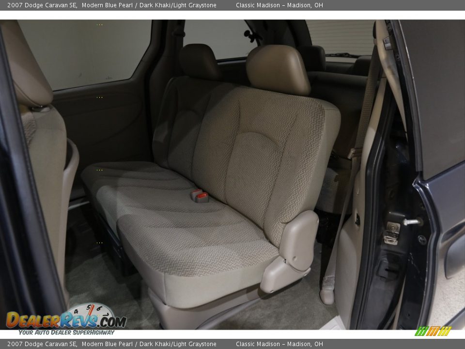 2007 Dodge Caravan SE Modern Blue Pearl / Dark Khaki/Light Graystone Photo #14