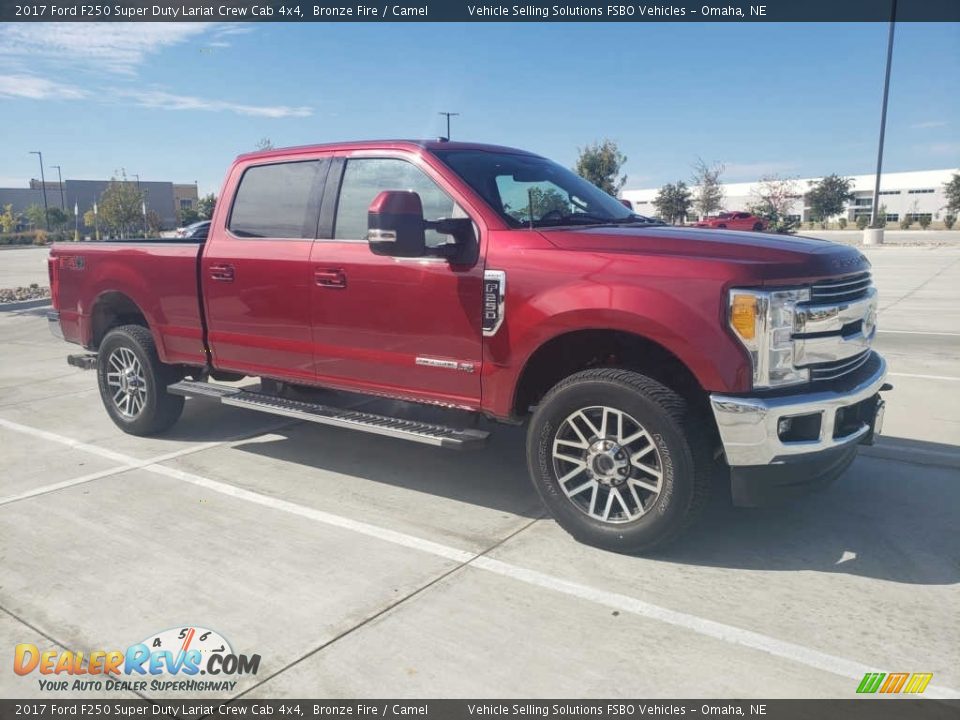 2017 Ford F250 Super Duty Lariat Crew Cab 4x4 Bronze Fire / Camel Photo #1