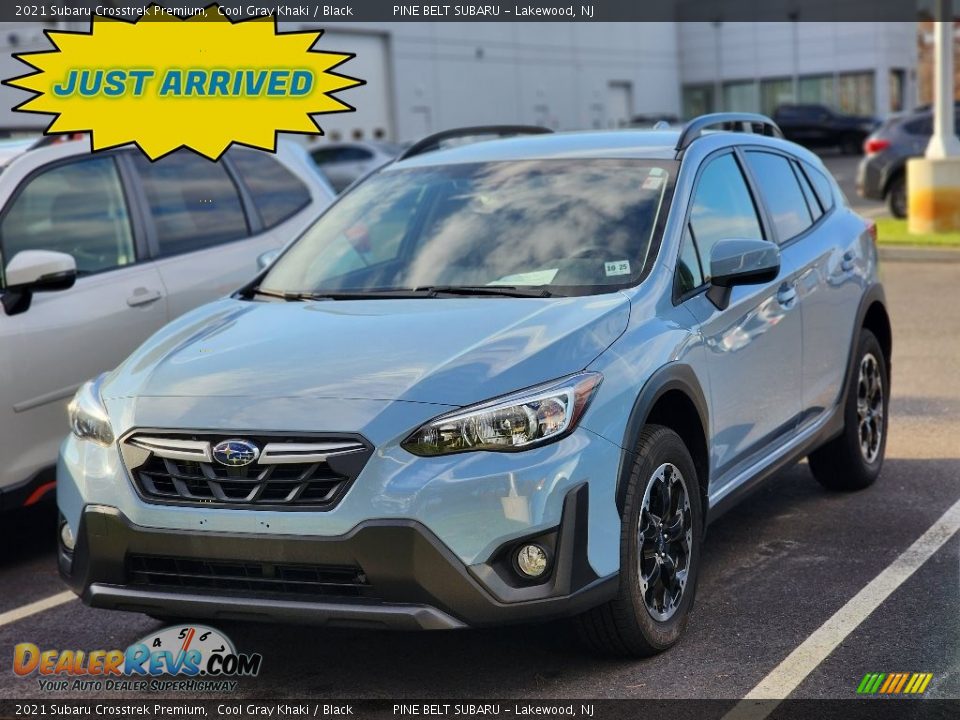 2021 Subaru Crosstrek Premium Cool Gray Khaki / Black Photo #1