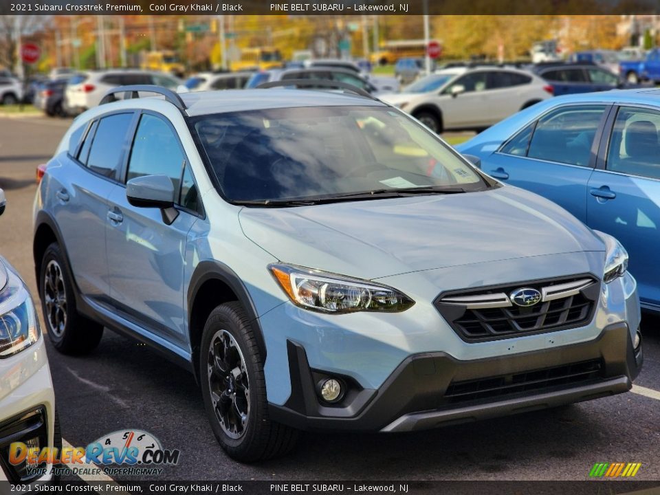 2021 Subaru Crosstrek Premium Cool Gray Khaki / Black Photo #4