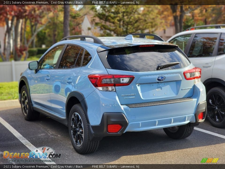 2021 Subaru Crosstrek Premium Cool Gray Khaki / Black Photo #8