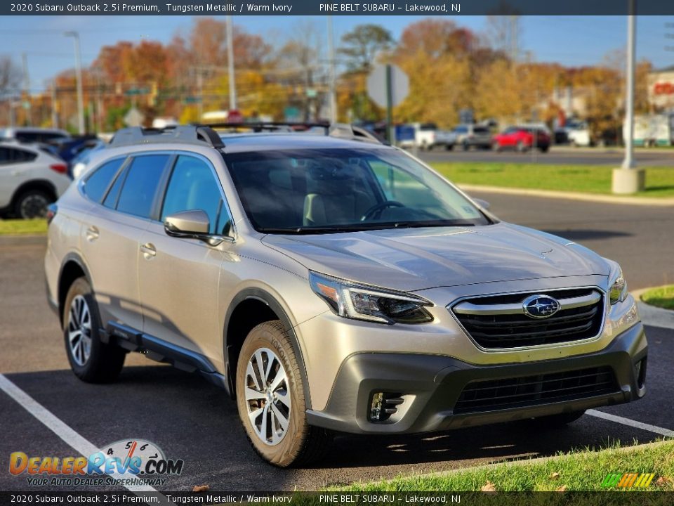 2020 Subaru Outback 2.5i Premium Tungsten Metallic / Warm Ivory Photo #4