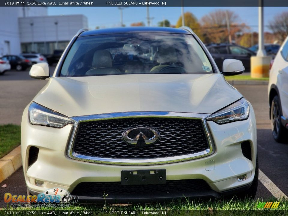 2019 Infiniti QX50 Luxe AWD Lunar White / Wheat Photo #3