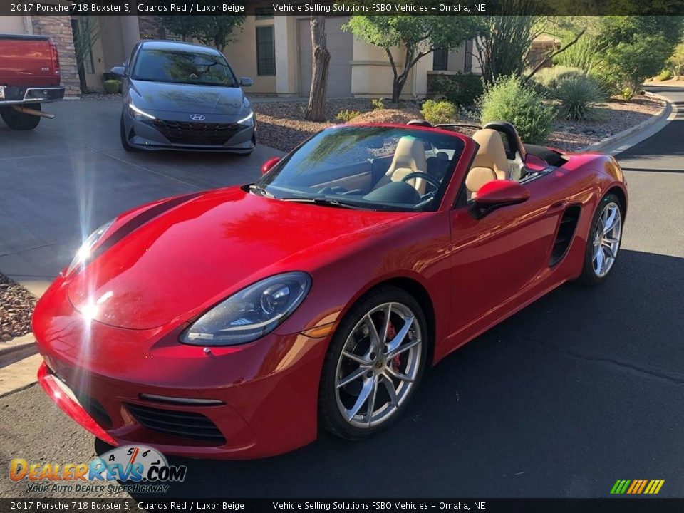 Guards Red 2017 Porsche 718 Boxster S Photo #1