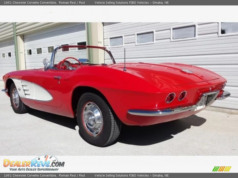 1961 Chevrolet Corvette Convertible Roman Red / Red Photo #1