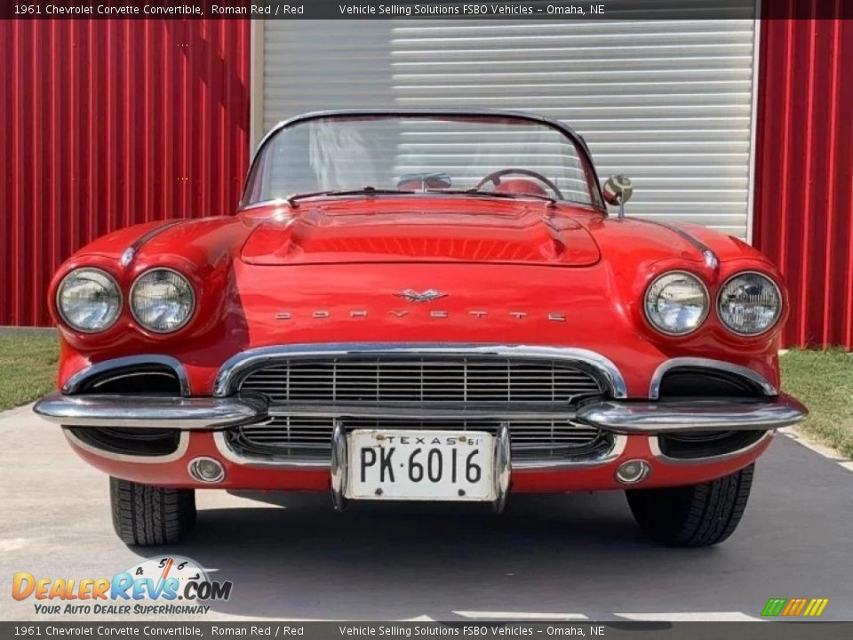 1961 Chevrolet Corvette Convertible Roman Red / Red Photo #6