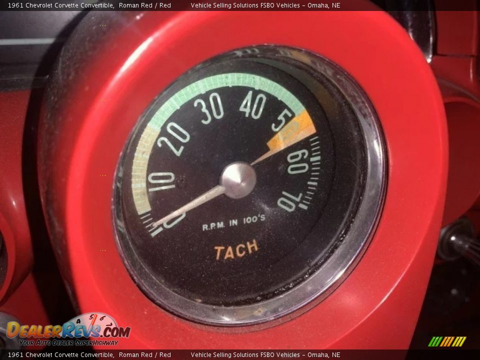 1961 Chevrolet Corvette Convertible Gauges Photo #8