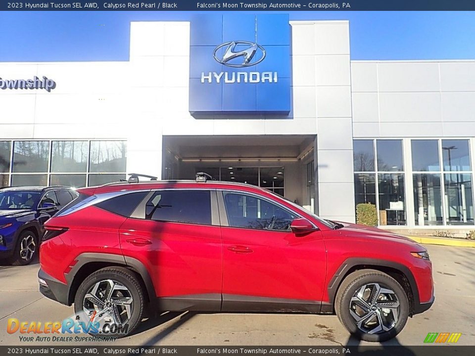 2023 Hyundai Tucson SEL AWD Calypso Red Pearl / Black Photo #1