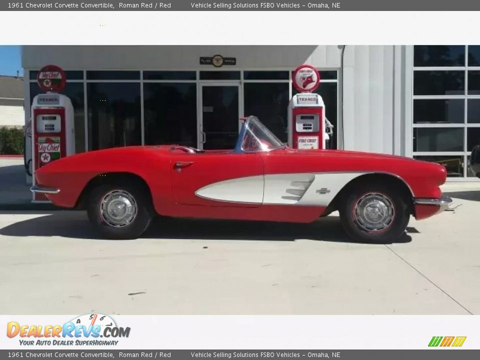 Roman Red 1961 Chevrolet Corvette Convertible Photo #12