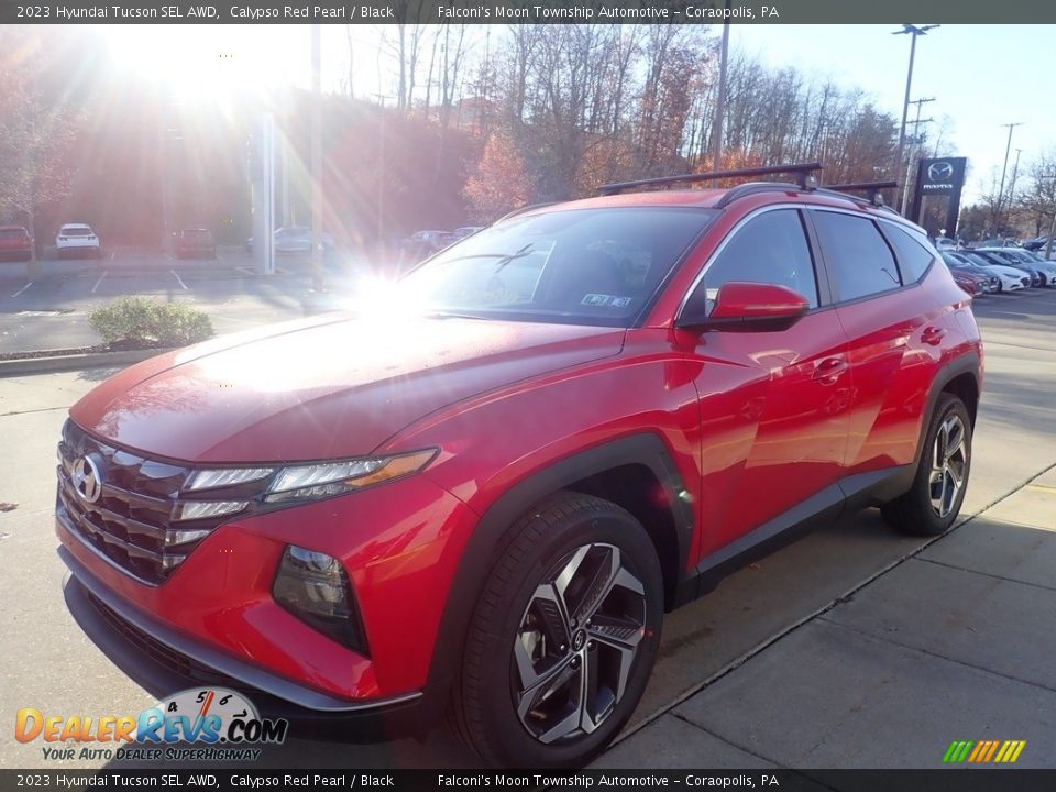 2023 Hyundai Tucson SEL AWD Calypso Red Pearl / Black Photo #6