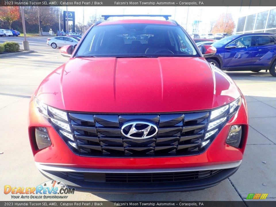 2023 Hyundai Tucson SEL AWD Calypso Red Pearl / Black Photo #7