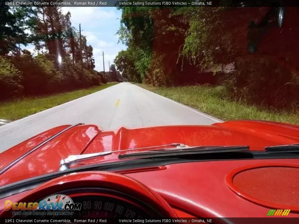 1961 Chevrolet Corvette Convertible Roman Red / Red Photo #16