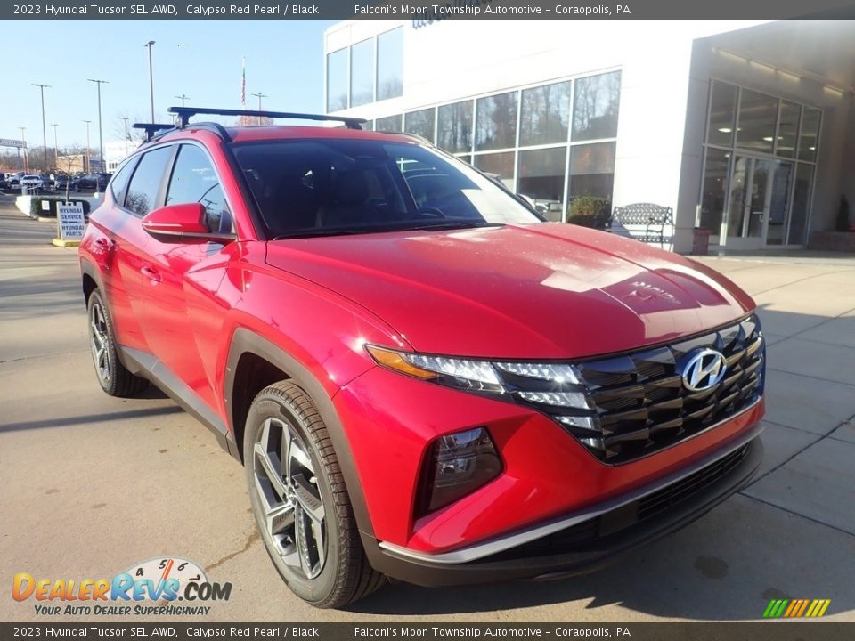 2023 Hyundai Tucson SEL AWD Calypso Red Pearl / Black Photo #8