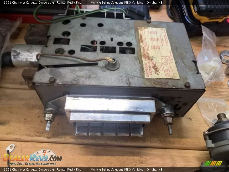 1961 Chevrolet Corvette Convertible Roman Red / Red Photo #17