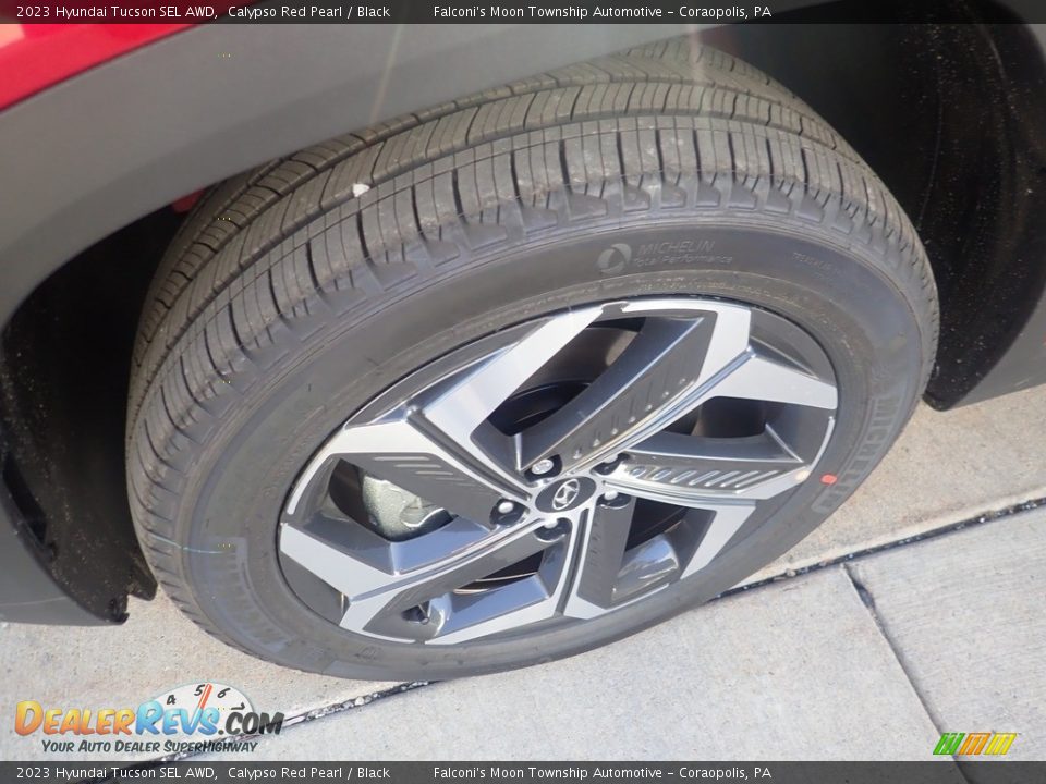2023 Hyundai Tucson SEL AWD Calypso Red Pearl / Black Photo #9