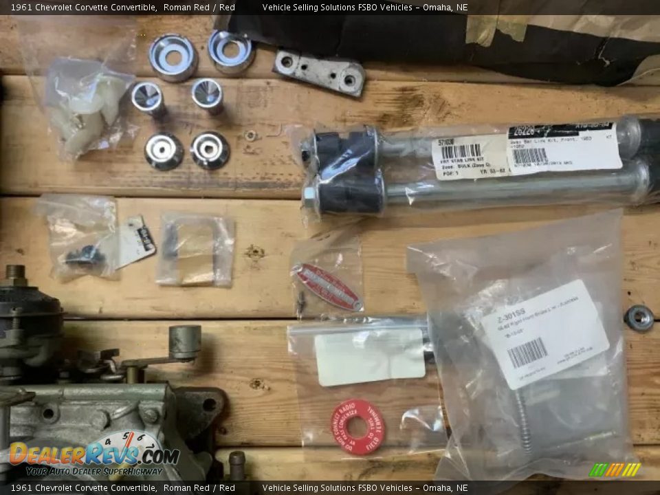 1961 Chevrolet Corvette Convertible Roman Red / Red Photo #19