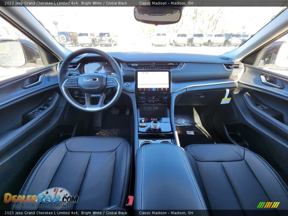 2023 Jeep Grand Cherokee L Limited 4x4 Bright White / Global Black Photo #5