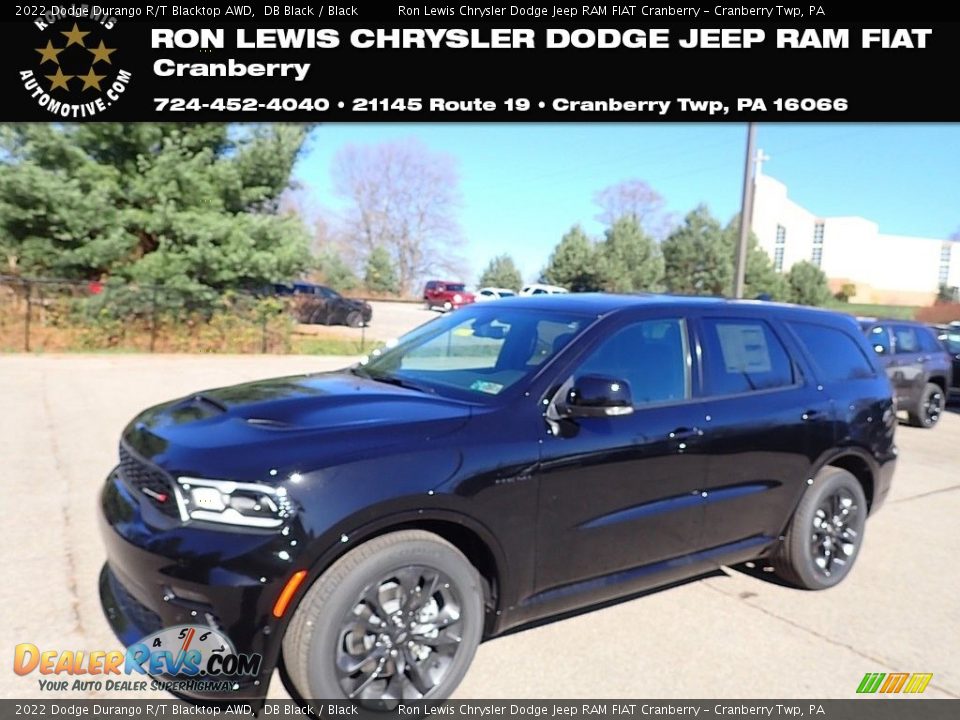 2022 Dodge Durango R/T Blacktop AWD DB Black / Black Photo #1