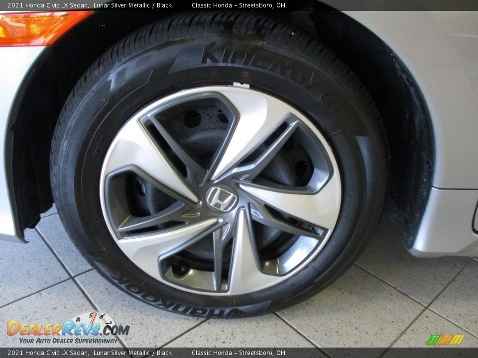 2021 Honda Civic LX Sedan Lunar Silver Metallic / Black Photo #12