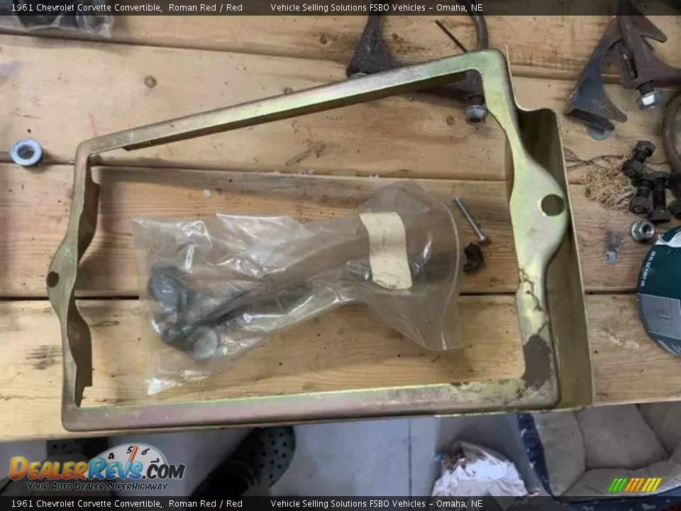 1961 Chevrolet Corvette Convertible Roman Red / Red Photo #22
