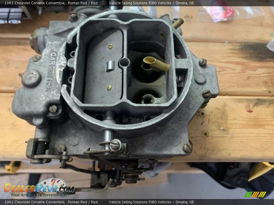 1961 Chevrolet Corvette Convertible Roman Red / Red Photo #23