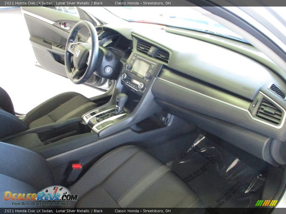 2021 Honda Civic LX Sedan Lunar Silver Metallic / Black Photo #15