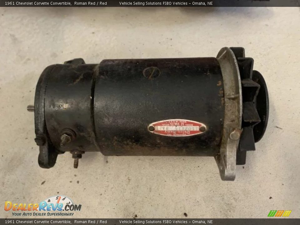1961 Chevrolet Corvette Convertible Roman Red / Red Photo #25