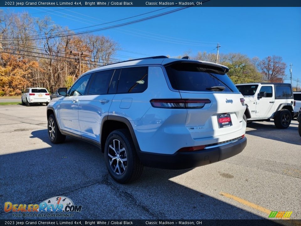 2023 Jeep Grand Cherokee L Limited 4x4 Bright White / Global Black Photo #10