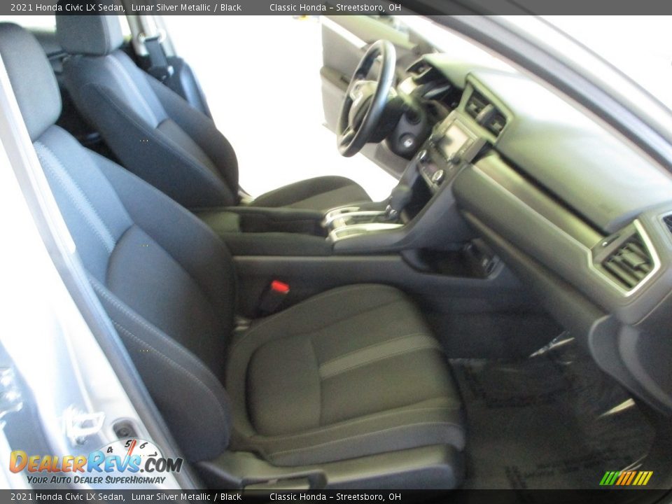 2021 Honda Civic LX Sedan Lunar Silver Metallic / Black Photo #16