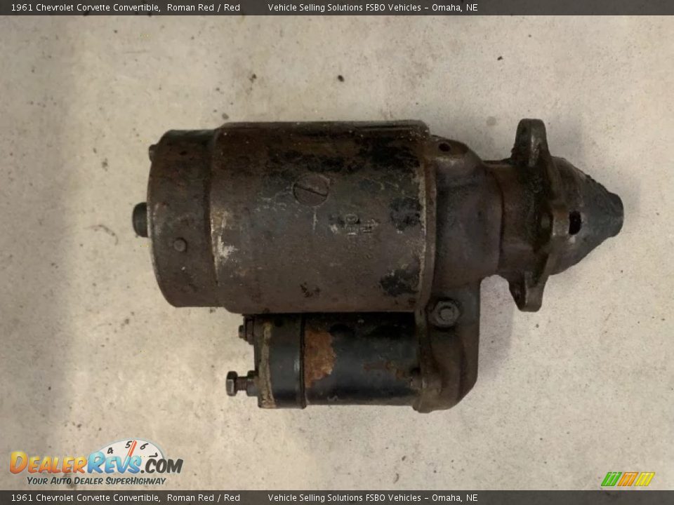 1961 Chevrolet Corvette Convertible Roman Red / Red Photo #26
