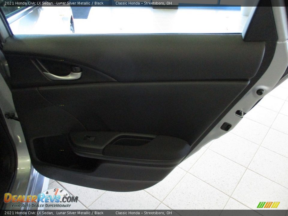 2021 Honda Civic LX Sedan Lunar Silver Metallic / Black Photo #17